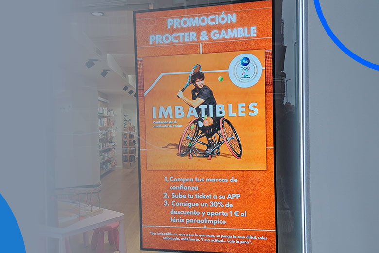 Sinalética digital em comércio Sinalética digital em comércio